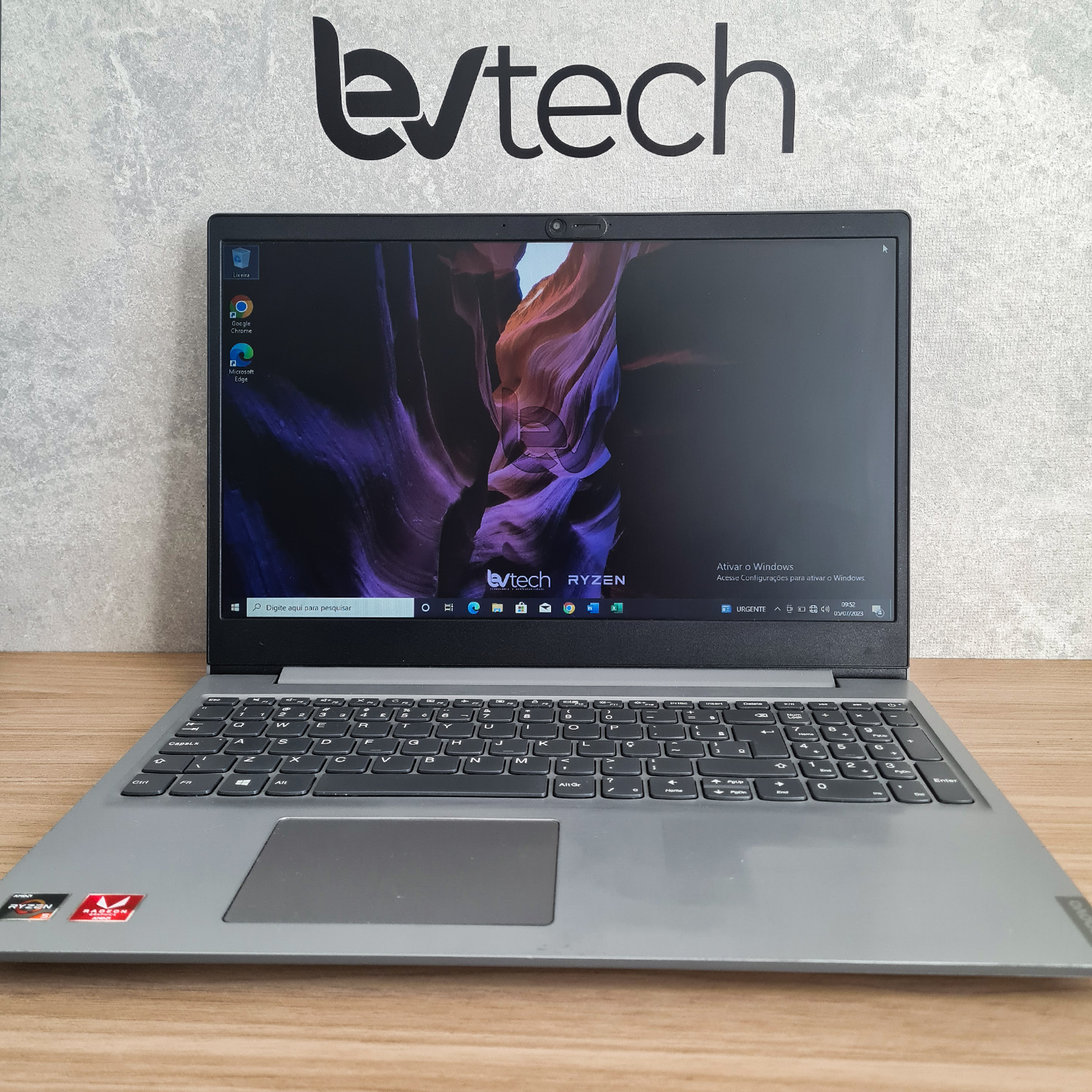Notebook Lenovo Ideapad S145 - AMD Ryzen 5 - 12Gb Ram - 256Gb SSD - T -  LevTech Store