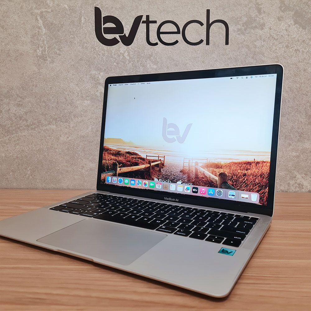 Apple Macbook Air 2018 - Intel Core I5 - 8Gb Ram - 256Gb SSD - Tela 13 -  LevTech Store