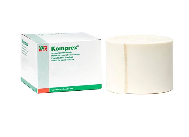 KOMPREX - ROLO ESPUMA BORRACHA P/ACOLCHOAMENTO 8CMX2MX1CM - Pós Cirúrgica