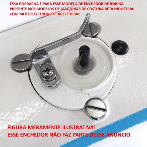 Borracha Enchedor Para Maquina Reta Industrial Direct Drive - Amorimaq ...