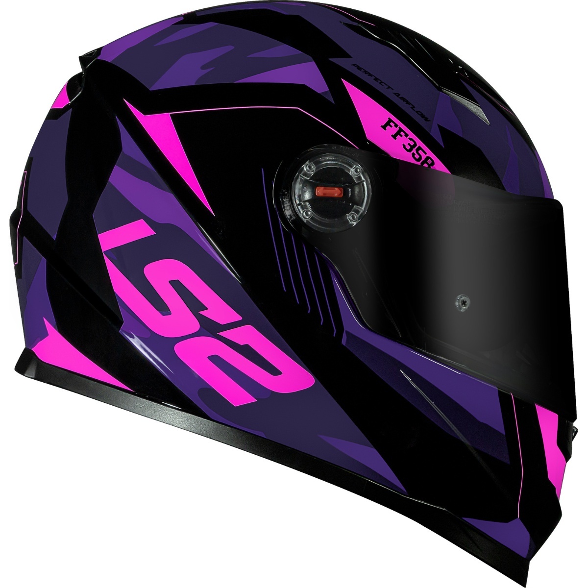 Ls2 Pink Capacete Ls2 Ff358 Tank Preto Rosa - Maremoto