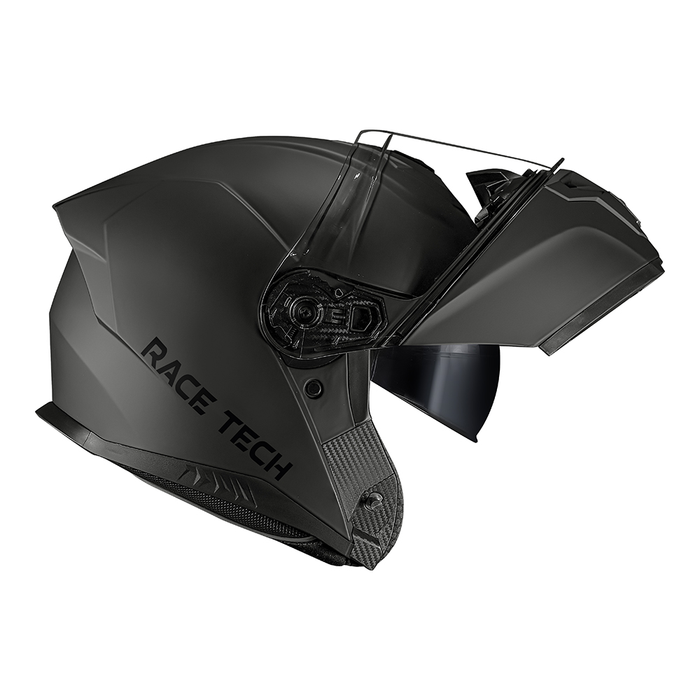 Capacete Race Tech Articulado Signal Titanium Cinza Fosco - Maremoto