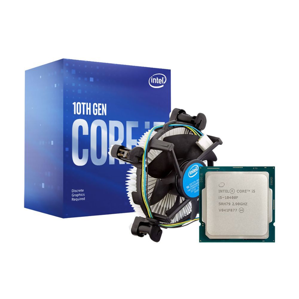 Intel Core i5-10400F (basistakt: 2,90 GHz; sokkel: LGA1200; 65 Watt) Box