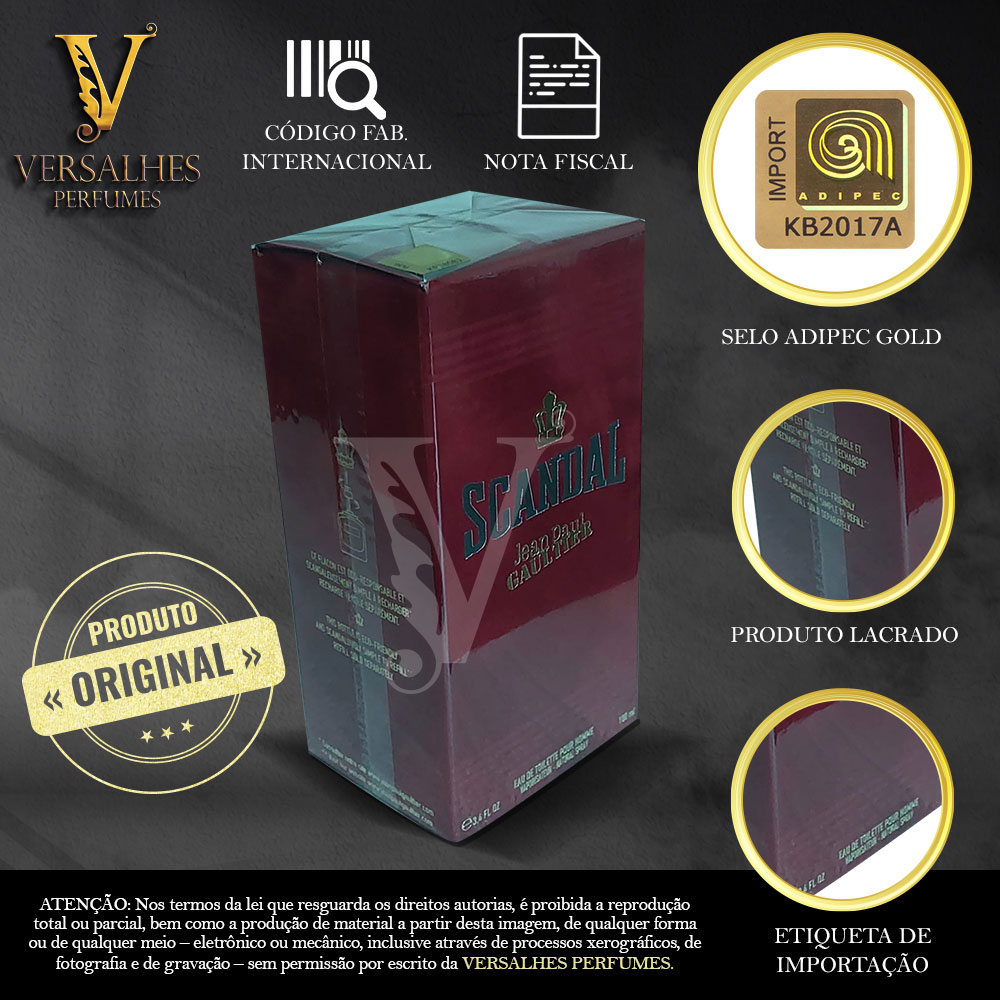 Men's Perfume Jean Paul Gaultier SCANDAL POUR HOMME EDT 50 ml Reusable Scandal Pour Homme main image 0