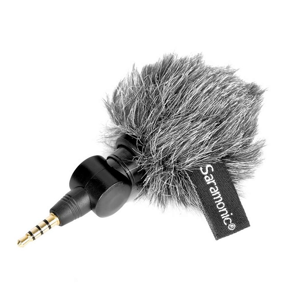 Espuma Anti Vento Peludo (deadcat) para Mini Microfone - TURBO