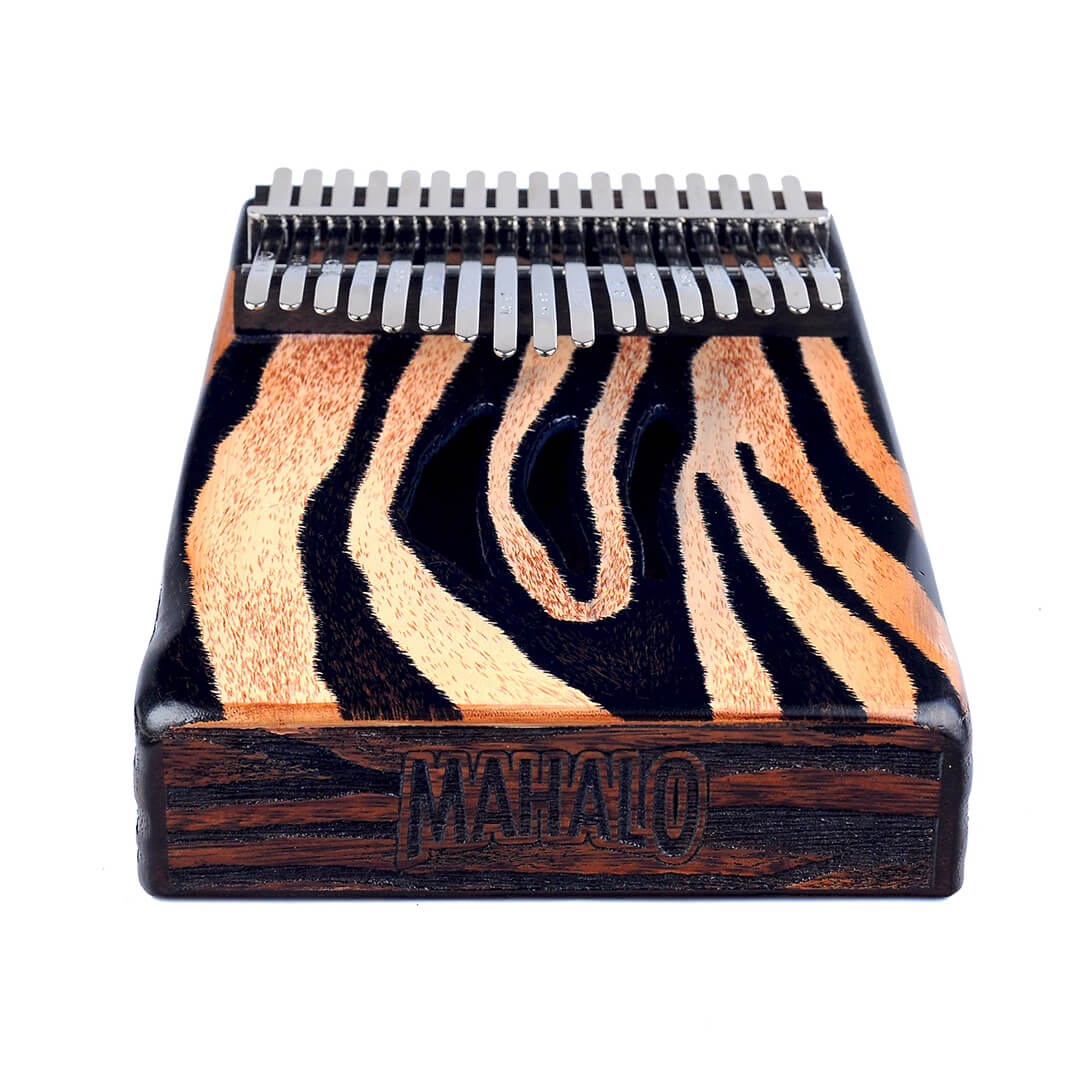 KALIMBA MAHALO ZEBRA - 17 TECLAS COM BAG - TURBO MUSIC