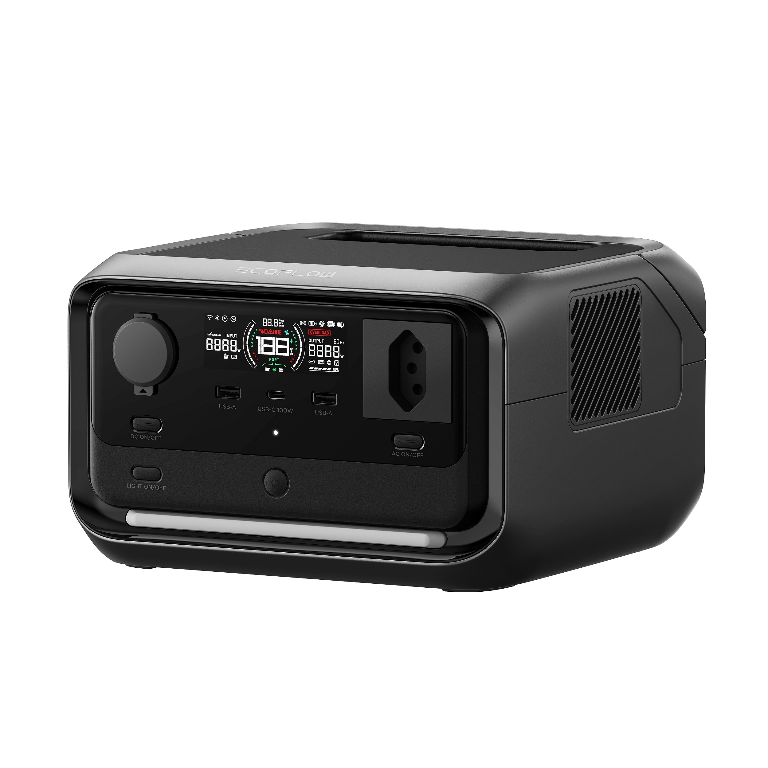 ECOFLOW RIVER 3 PLUS 600W - 127V ou 220V - BRASPOWER