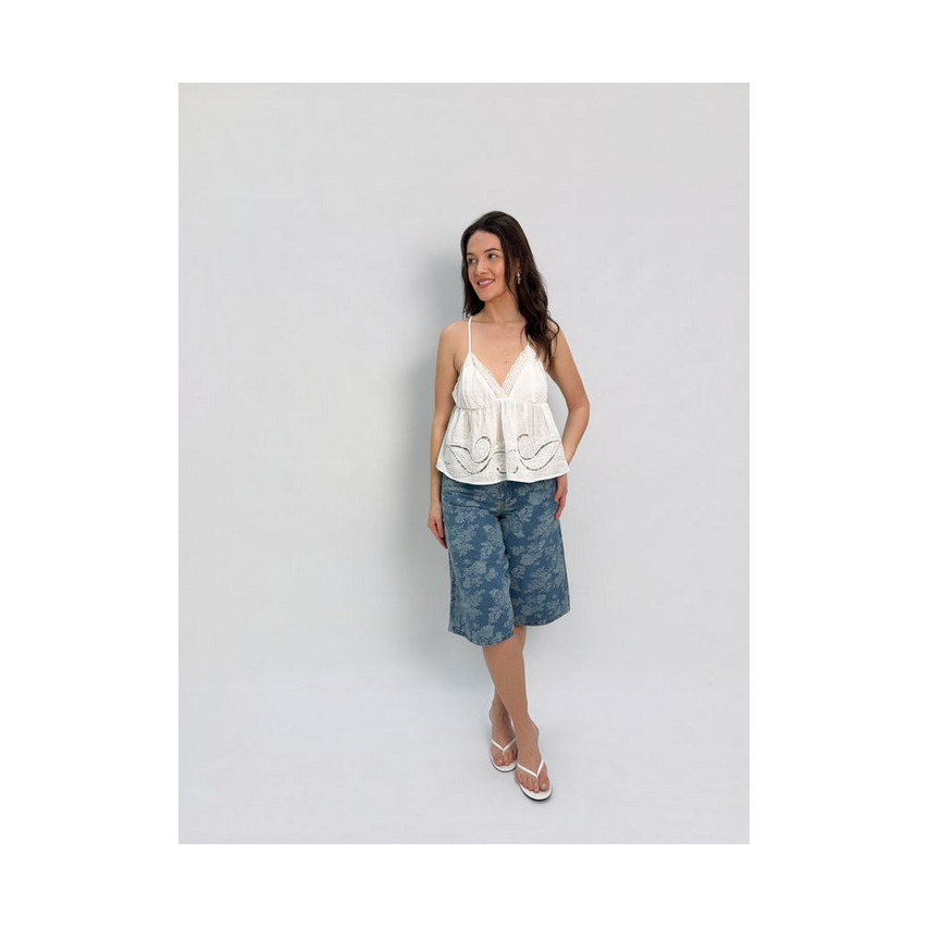 Bermuda Jeans Floral NIZZA