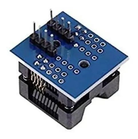 Ximimark SOIC8 SOP8 A DIP8 IC - Módulo Adaptador De Enchufe De Programador Para Flash Eeprom 25xx (150 Mil, 200 Milímetros