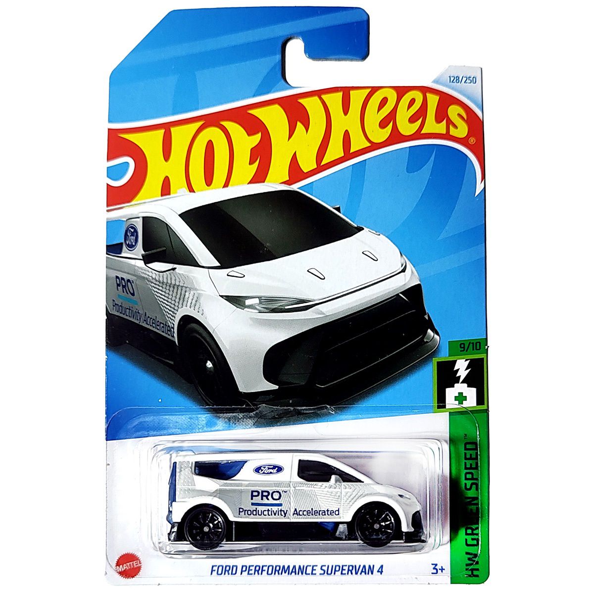 Hot Wheels Mattel HW Green Speed Ford Performance Supervan 4 128 