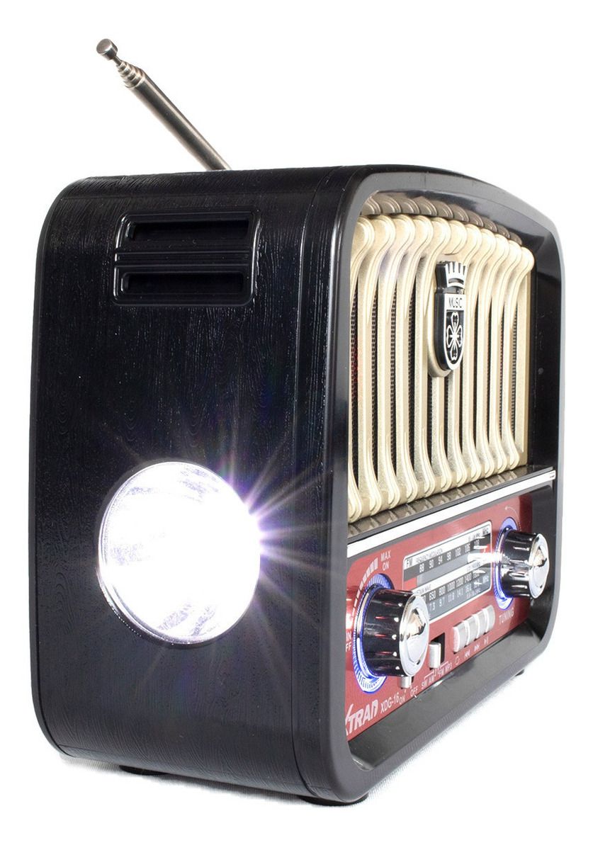 Caixa De Som Rádio FM/Am/Sw Bluetooth USB/Sd MP3 Vx-1632Bt