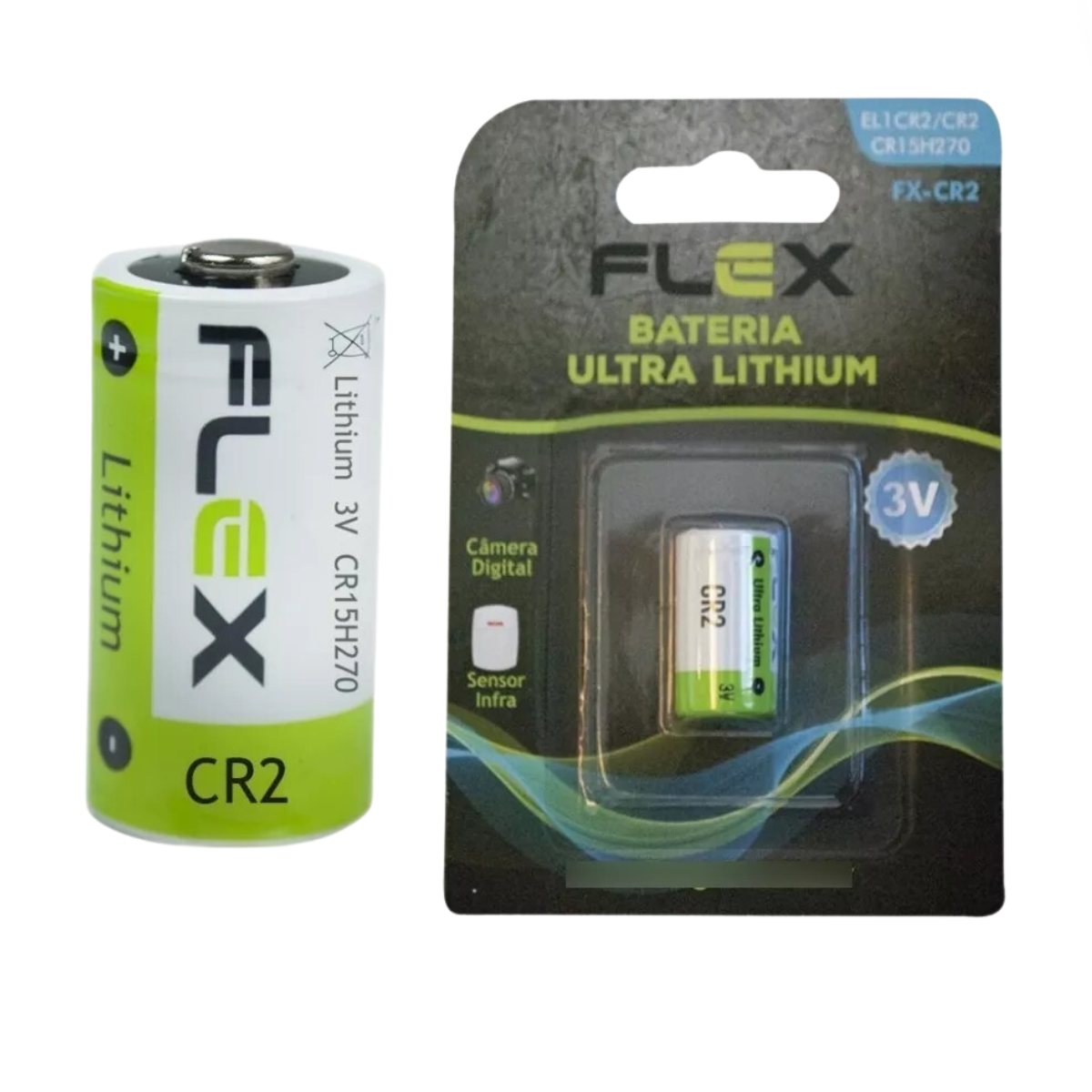 Bateria Pilha Ultra 3V FX-CR2 1300 mAh Flex Câmera Digital - Brasvarejo ...