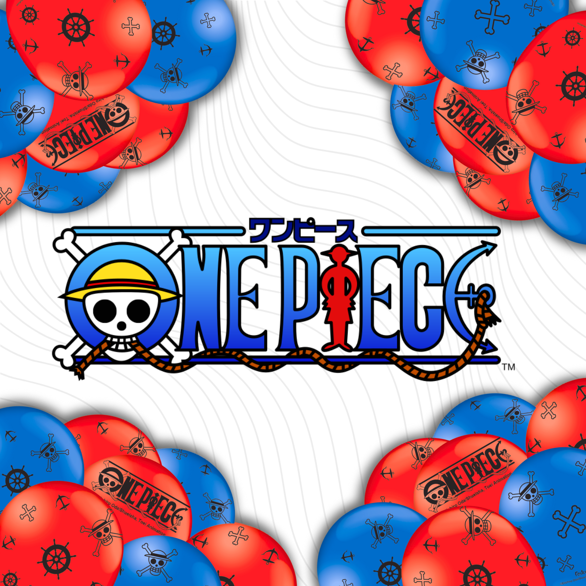 Balão Bexiga Festa Aniversário One Piece Comemoração Festcolor
