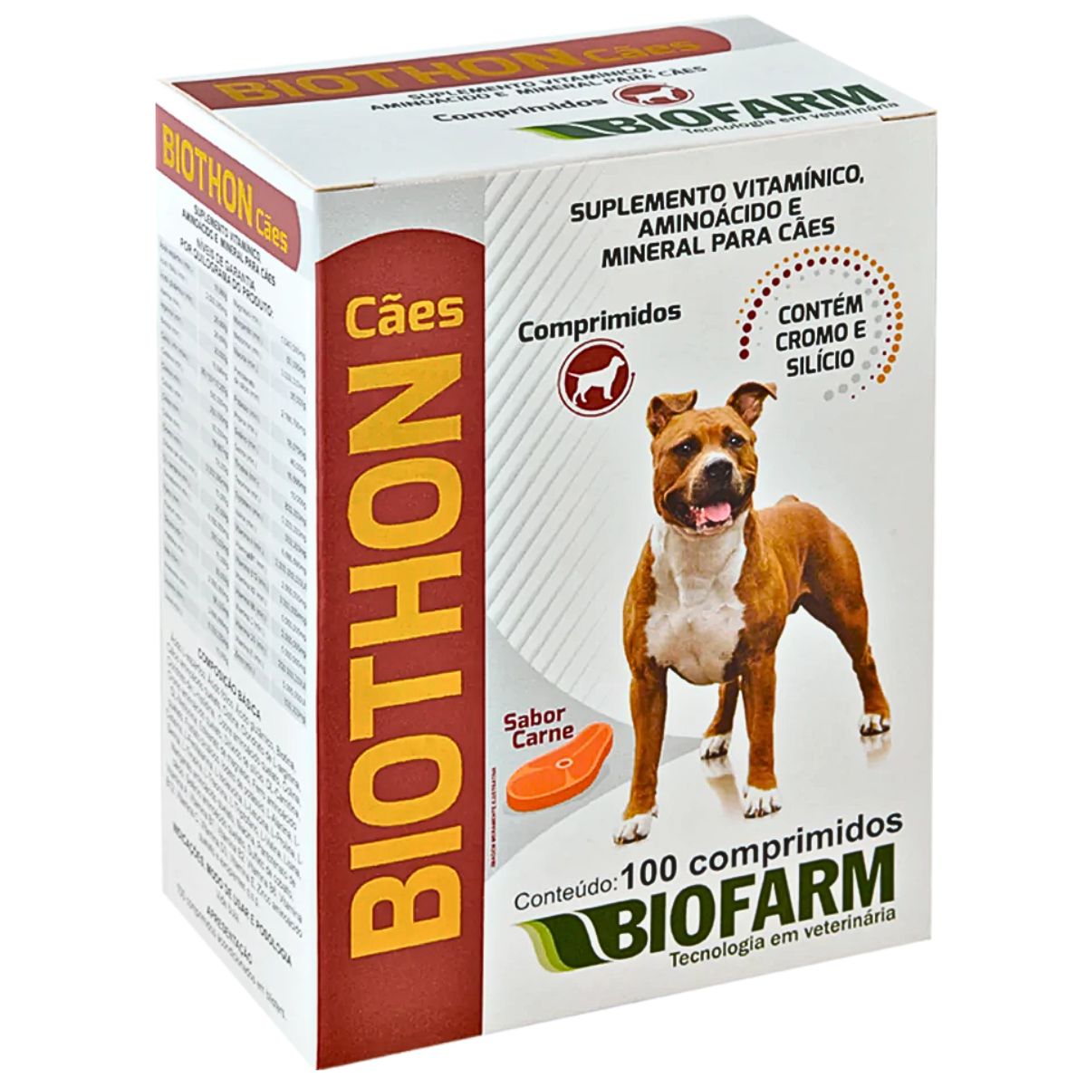 Suplemento Vitamínico, Aminoácido e Mineral Biothon Para Cachorros ...