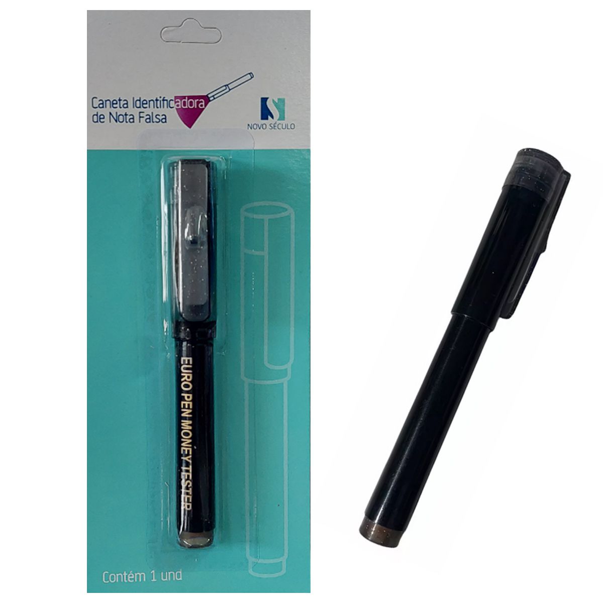 Caneta Identificadora de Dinheiro Falso Euro Pen Money Detector - Luatek -  Union Commerce
