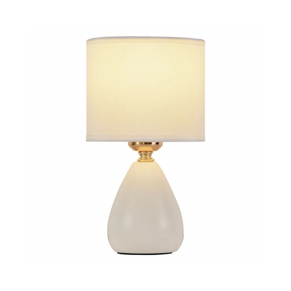 【期間限定送料無料】 Dourados Detalhes Cerâmica Base Abajur Cúpula E27X1 Branco 美容液