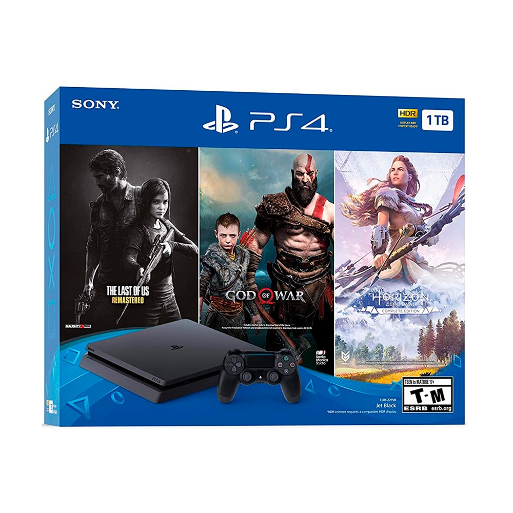 Console Playstation 4 Slim Mega Pack The Last Of Us / God of War / HZ