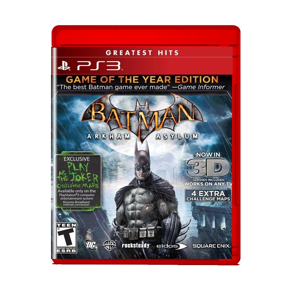Batman: Arkham Asylum + Arkham City Ps3 - WB GAMES - Jogos de Ação