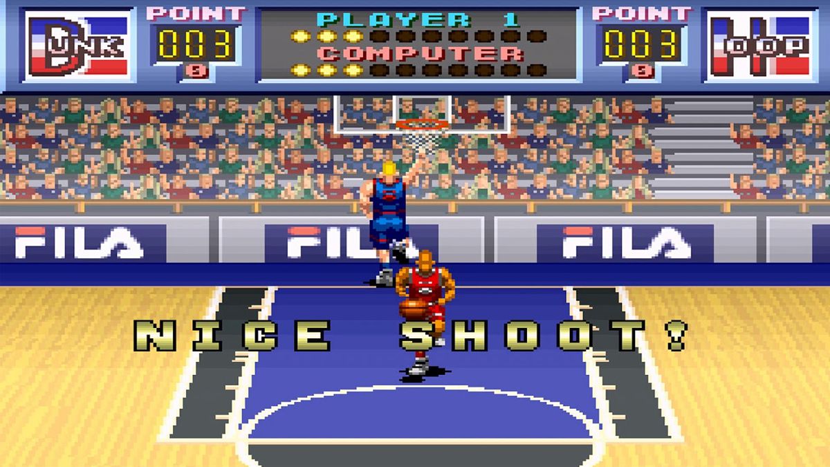 Jogo Dream Basketball Dunk Hoop SNES Loja Sport Games
