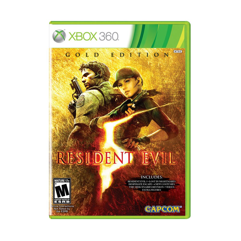 Resident Evil 5 xbox 360 original em mídia física - Desconto no Preço