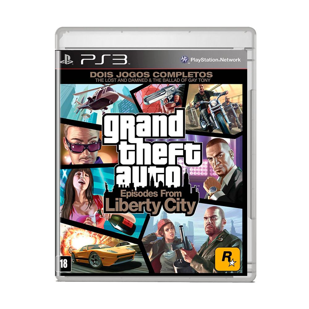 Grand Theft Auto - Episodes From Liberty City - Ps3 - ROCKSTAR
