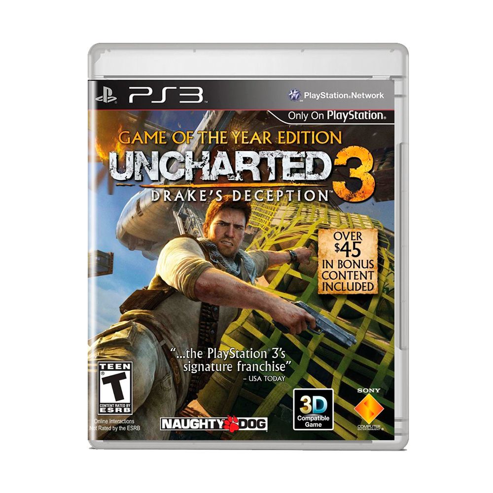 Uncharted 3 não levará PS3 ao limite