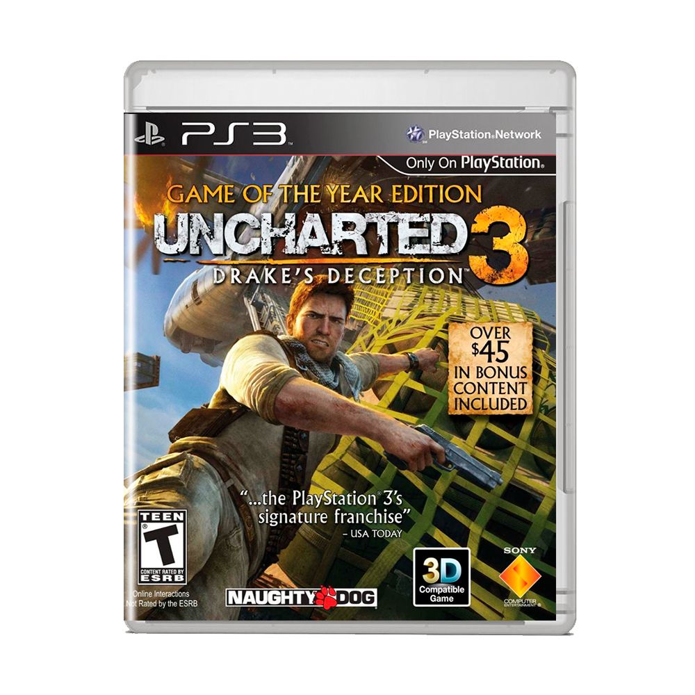 Jogo Uncharted 3: Drake's Deception - PS3 - MeuGameUsado