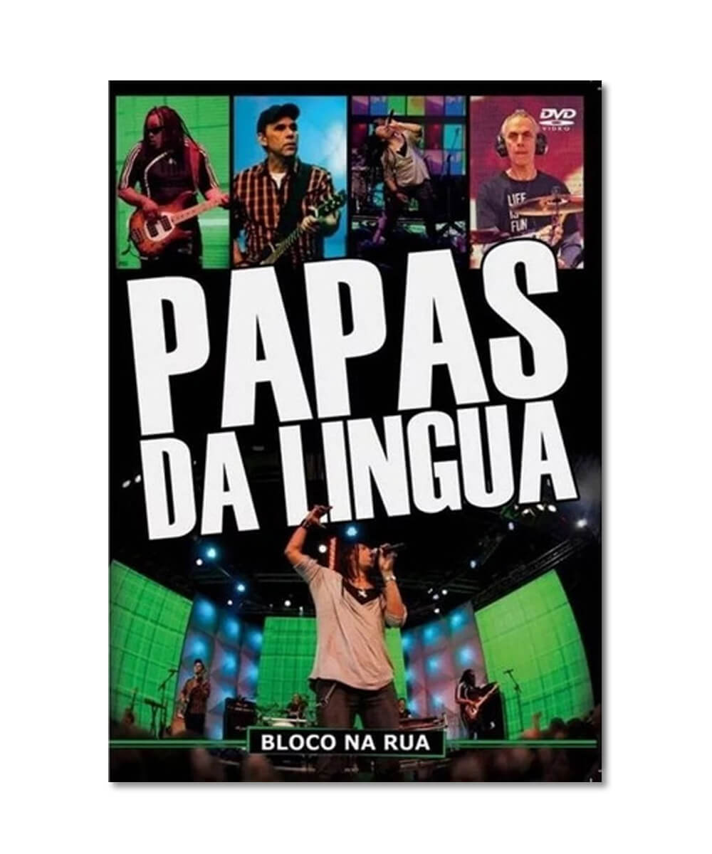 DVD Papas da Língua - Bloco na Rua - Compre Aqui - ProdutoOficial ®️  Merchandise do Rock