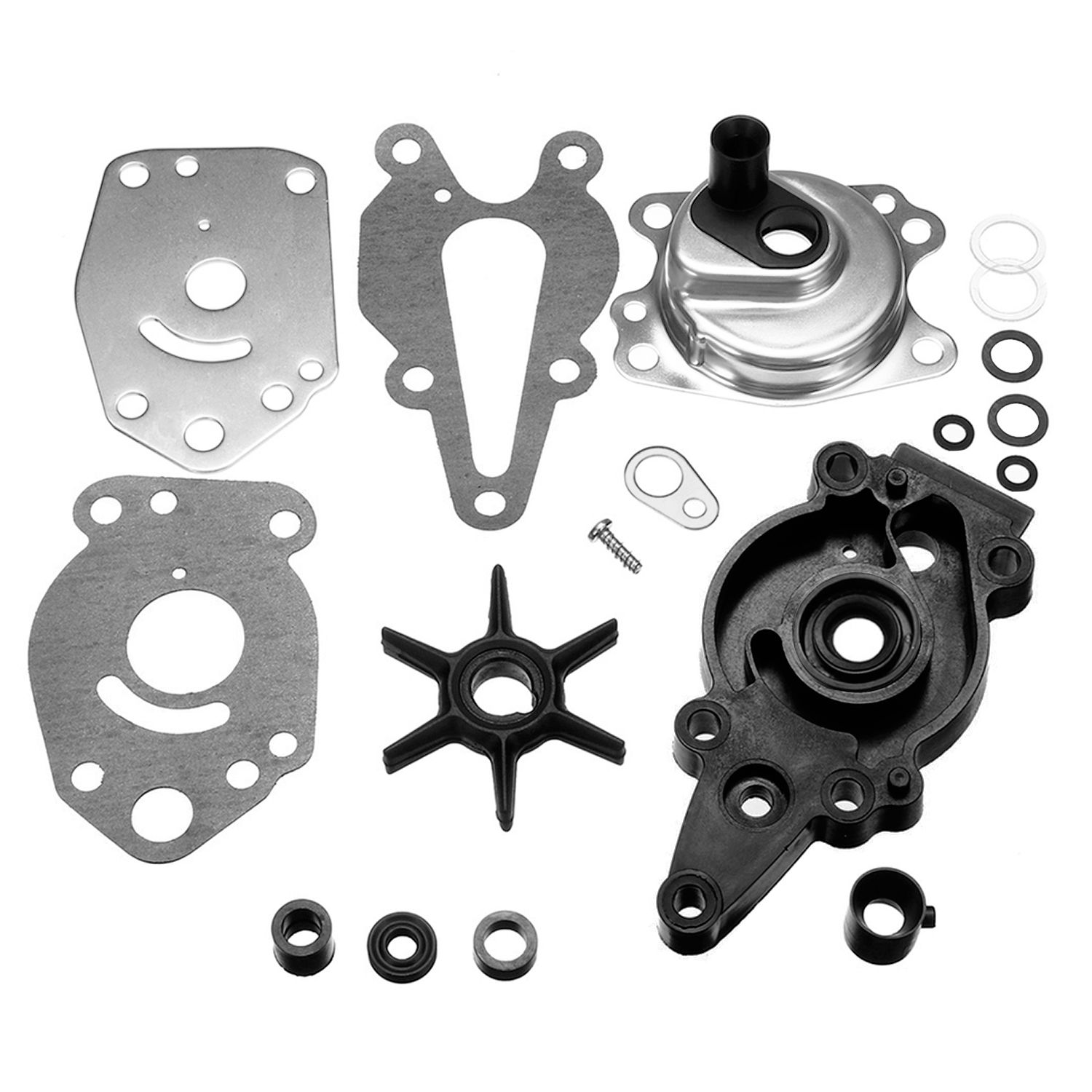 Mercury Outboard Lower Unit Seal Kit - 6 To 15 HP - Includes Oil Seals, O-Ring, Gasket - Replaces 18-0584, 18-0585, 18-0586