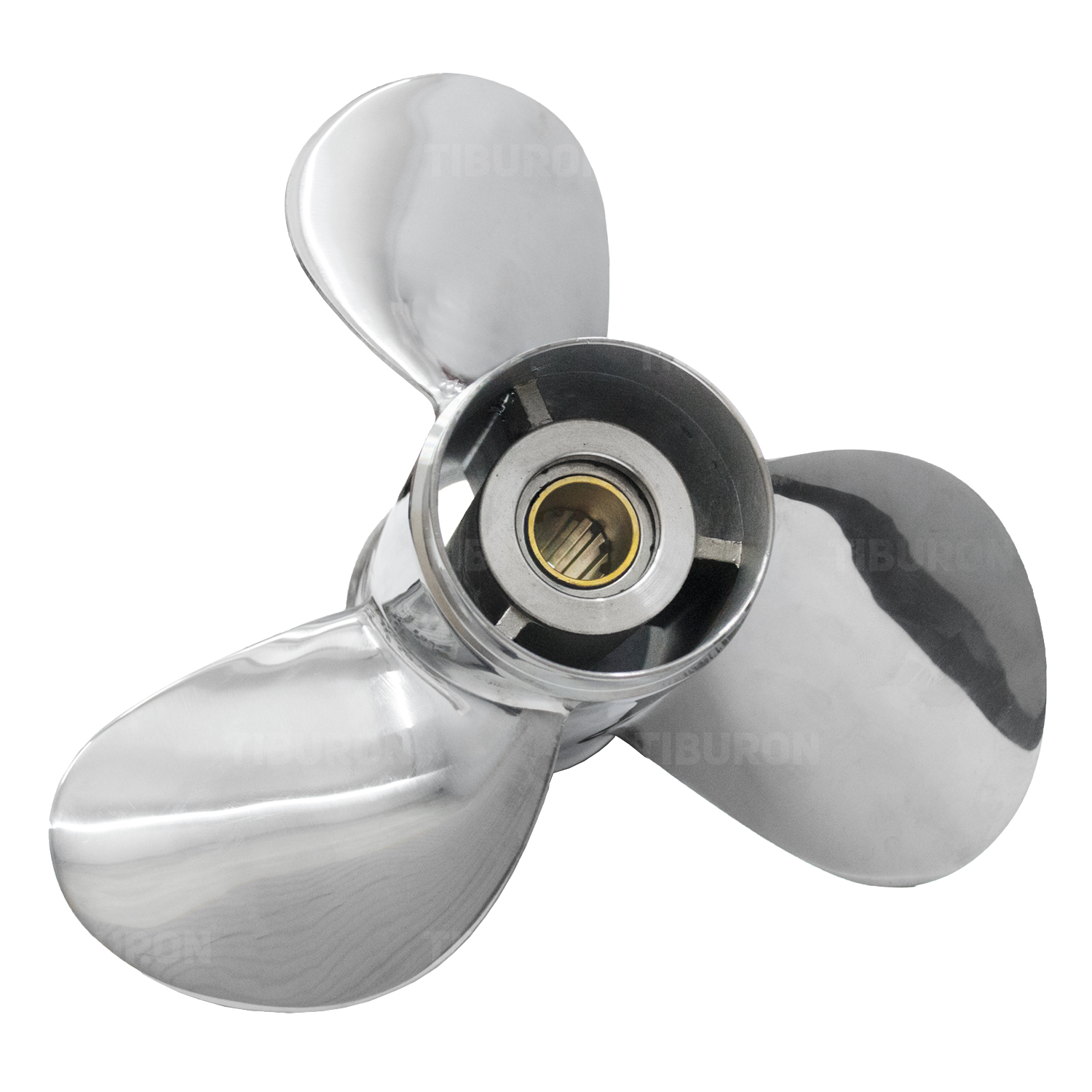 Hélice Bateau Inox Meruzue 13,5x14 – 15 Cannelures – Pour Yamaha – Neuf