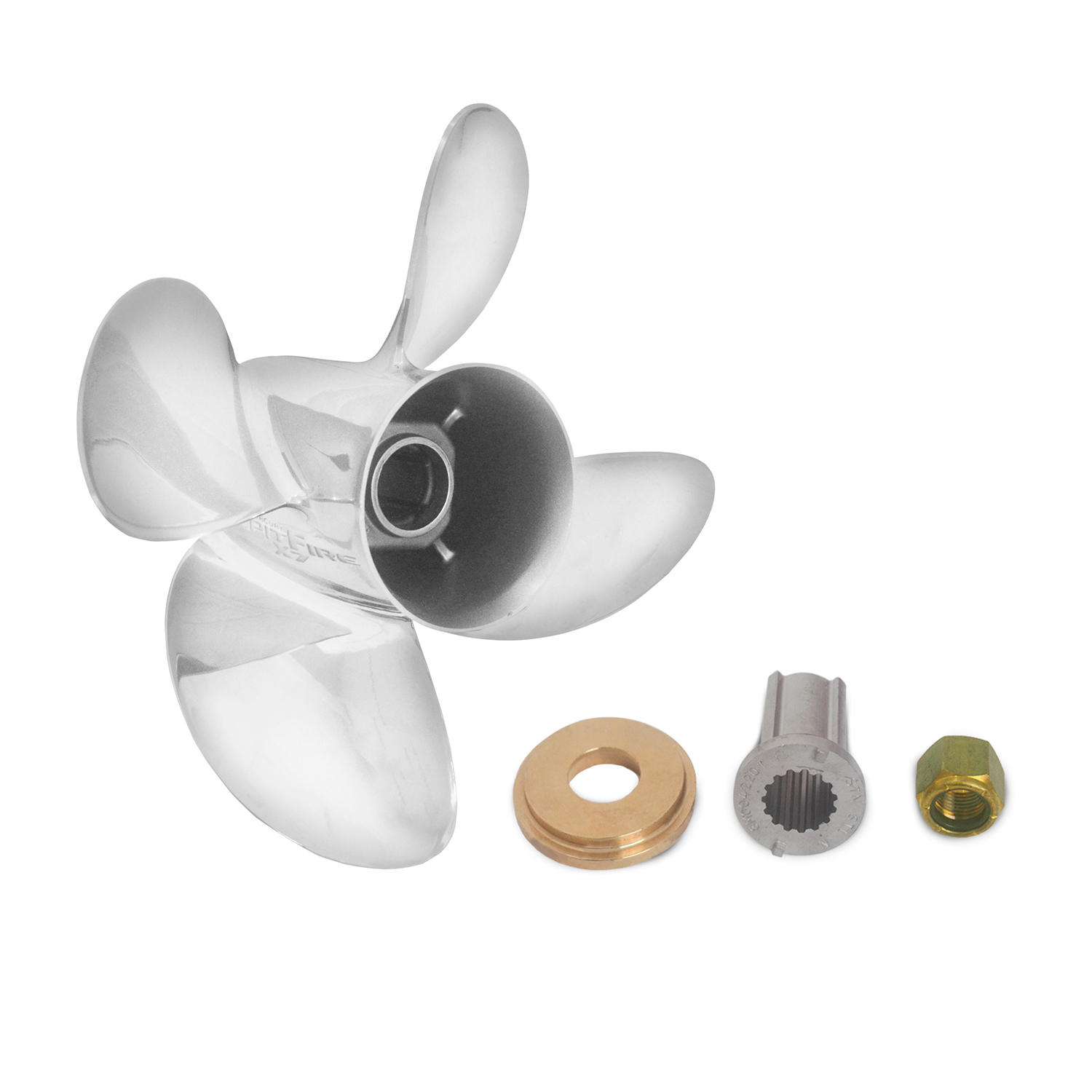 Solas Amita Plus, Aluminum, 3 Blade, Mercury, 3.25″ Gear Case, 13 Tooth