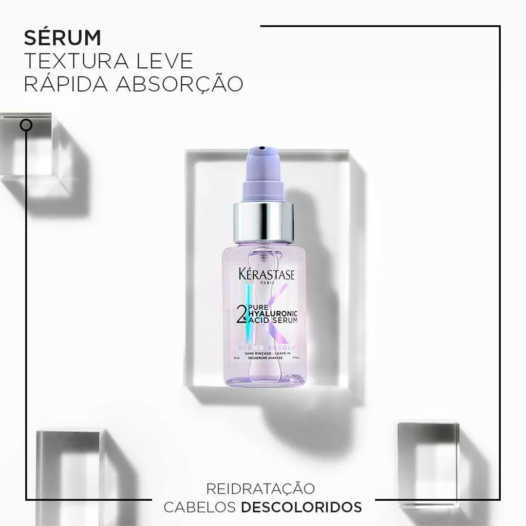 Kérastase Blond Absolu Sérum 2% Ácido Hialurônico 50ml - Sérum