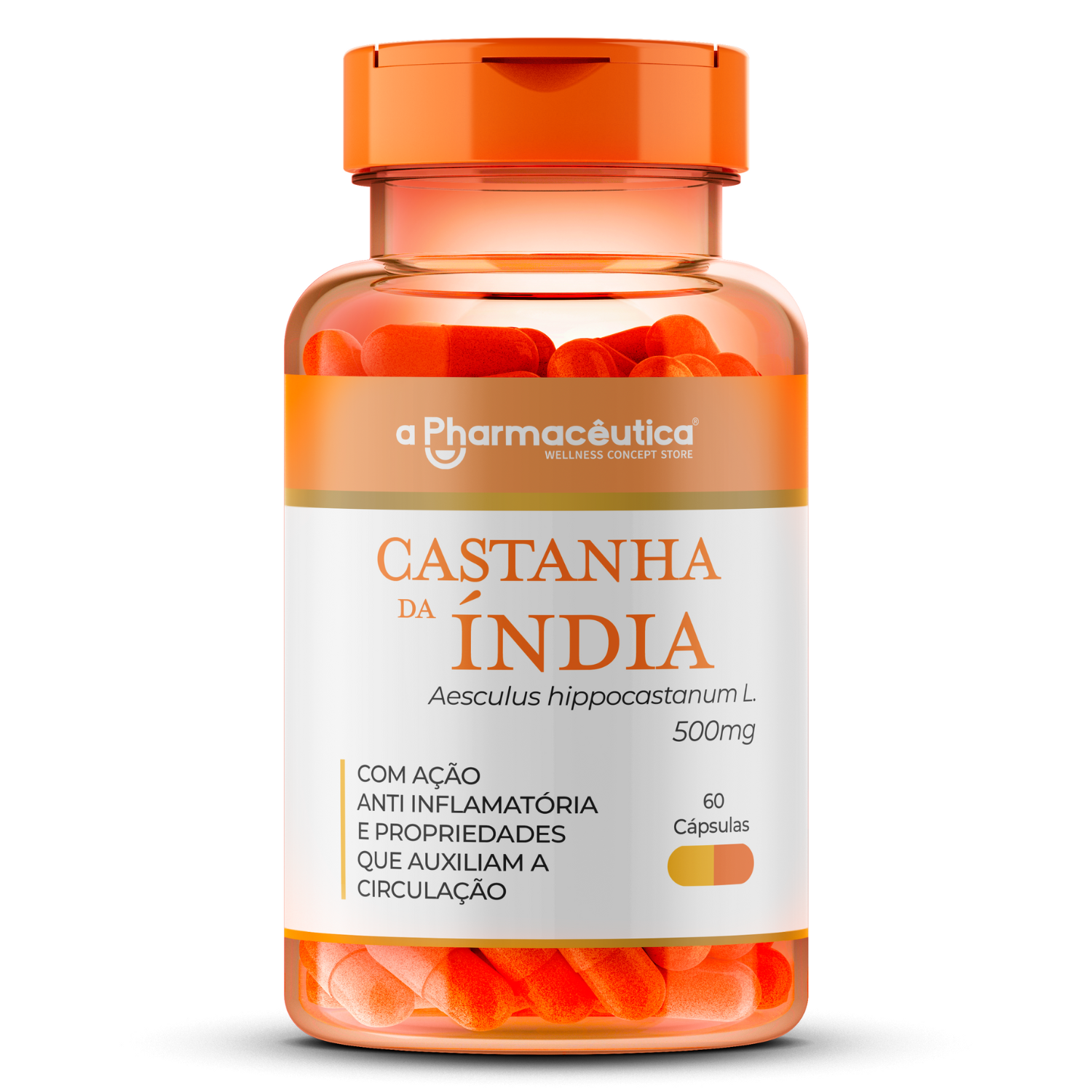 Castanha da Índia 500mg 60 Cápsulas - Contra Varizes e Hemorroidas - A  PharmacêuticaPh