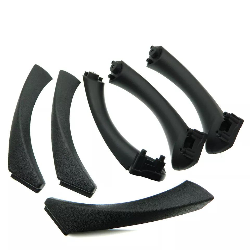 Kit Puxador Porta 320i E90 Cor Preto 6pcs TNT AUTO PARTS