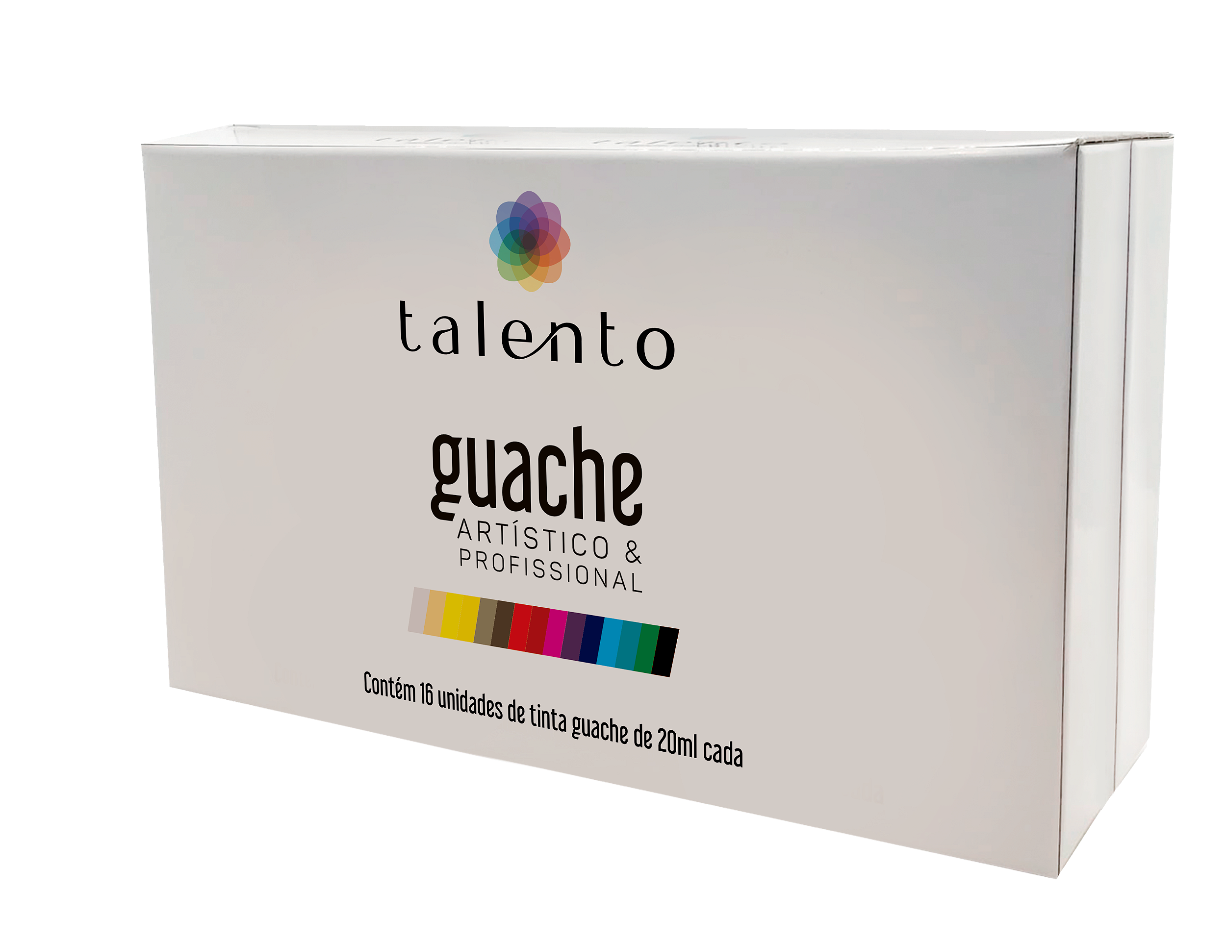 KIT GUACHE 16 CORES - TalentoArtes