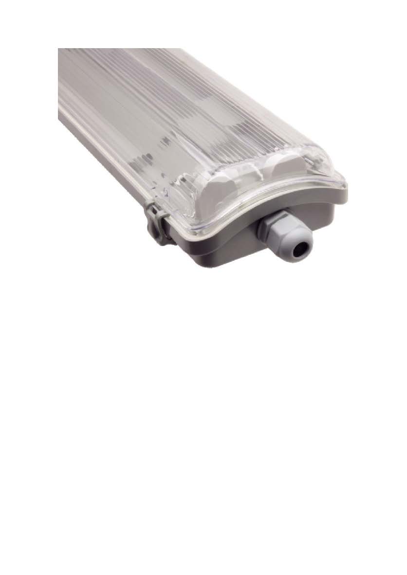 Luminária Hermética 2X20w IP65 120cm. RT Iluminação Especialista em Iluminação Led Comercial