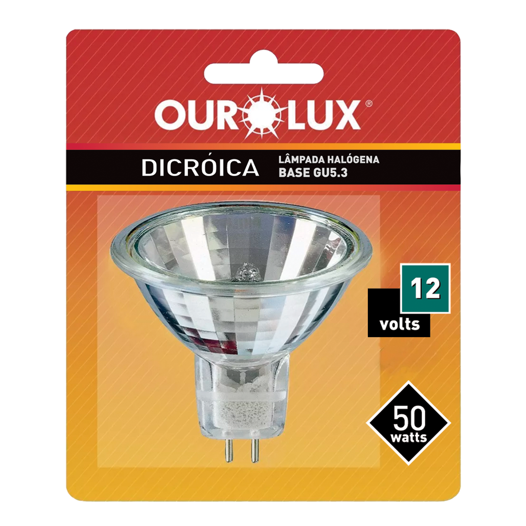 Lâmpada Dicroica MR16 GU5,3 50W 12V 38º. - RT Iluminação - Especialista em  Iluminação Led Comercial, Industrial e Publica
