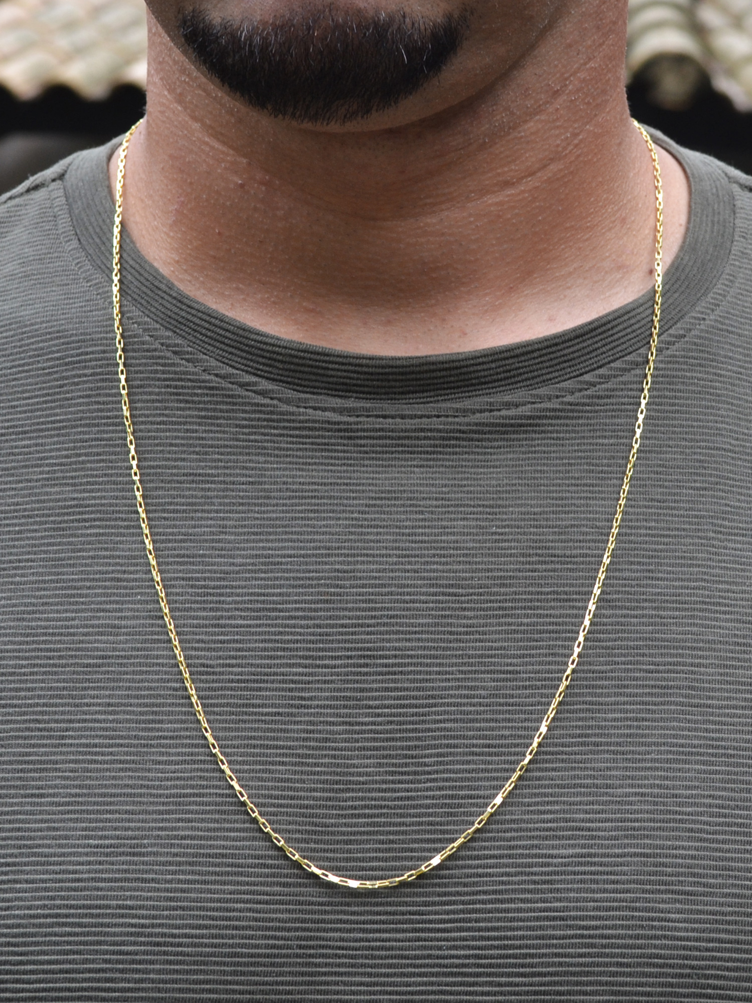 Conjunto Tijolinho 1,5 mm – Banhado a Ouro 18k - 99K JOIAS