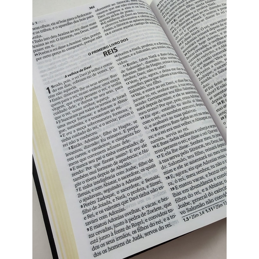 Bíblia Sagrada ARC - Ideal - Letra Grande - Preta - Leitor Gospel ...