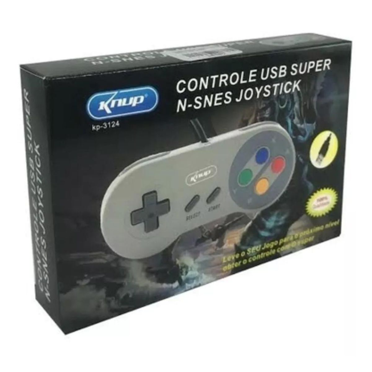 Controle Super Nintendo Snes Joystick Usb Emulador Pc em Promoção é no ...