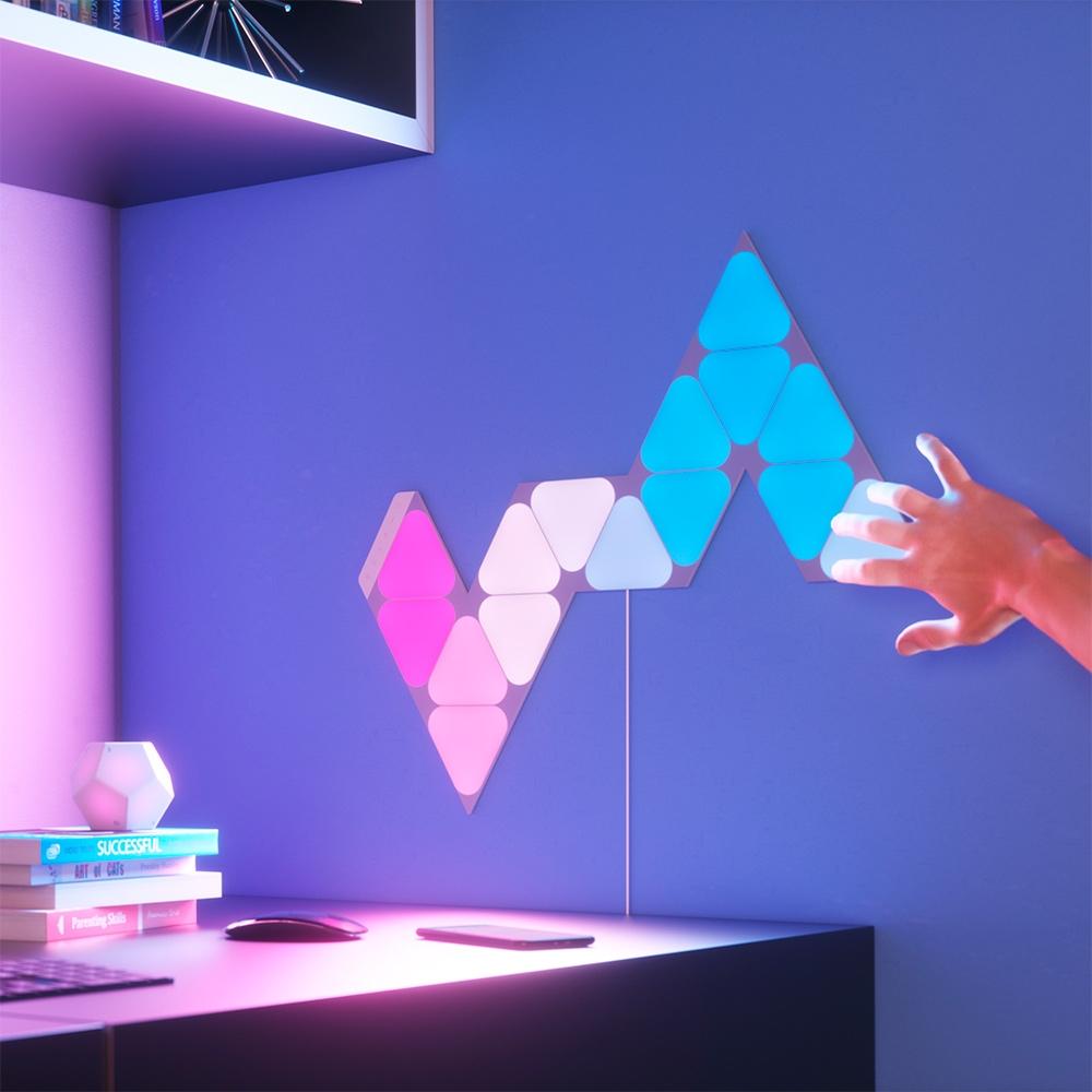 Nanoleaf Shapes Mini Triangles SMK 5 Painéis NL48-5017TW-5PK - Pro ...