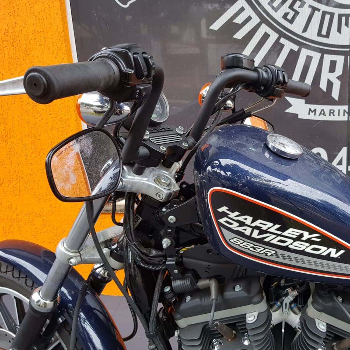 Guidão FRISCO para Harley-Davidson - Skull Custom Parts