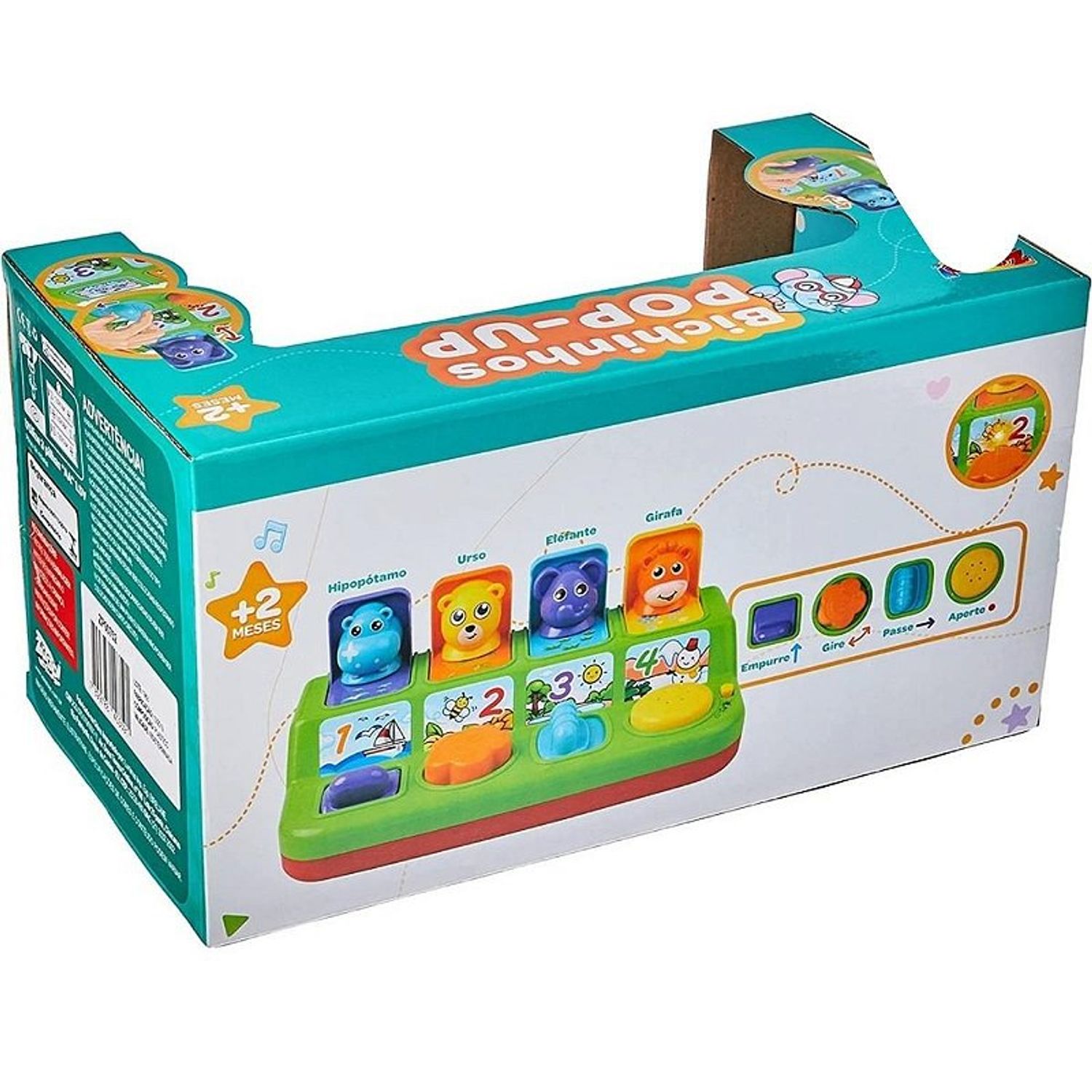 Brinquedo Interativo Bichinhos Pop-Up - Zoop Toys: Diversão Sensorial ...