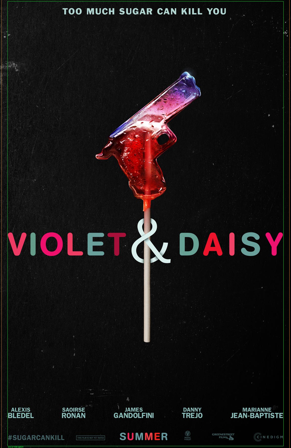 Poster Cartaz Violet & Daisy - Pop Arte Poster - Pôsteres de Filmes e Música