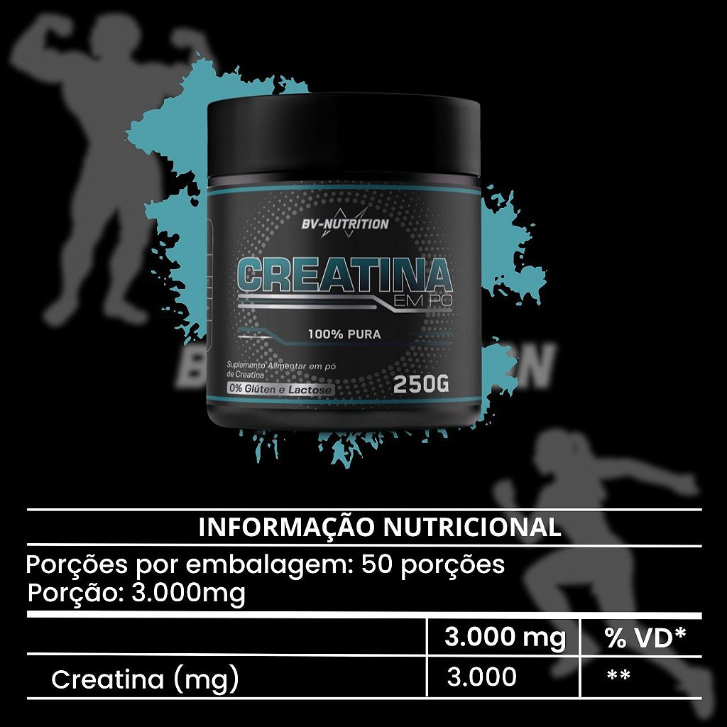 Creatina 250g - Bio Vittas Produtos Naturais