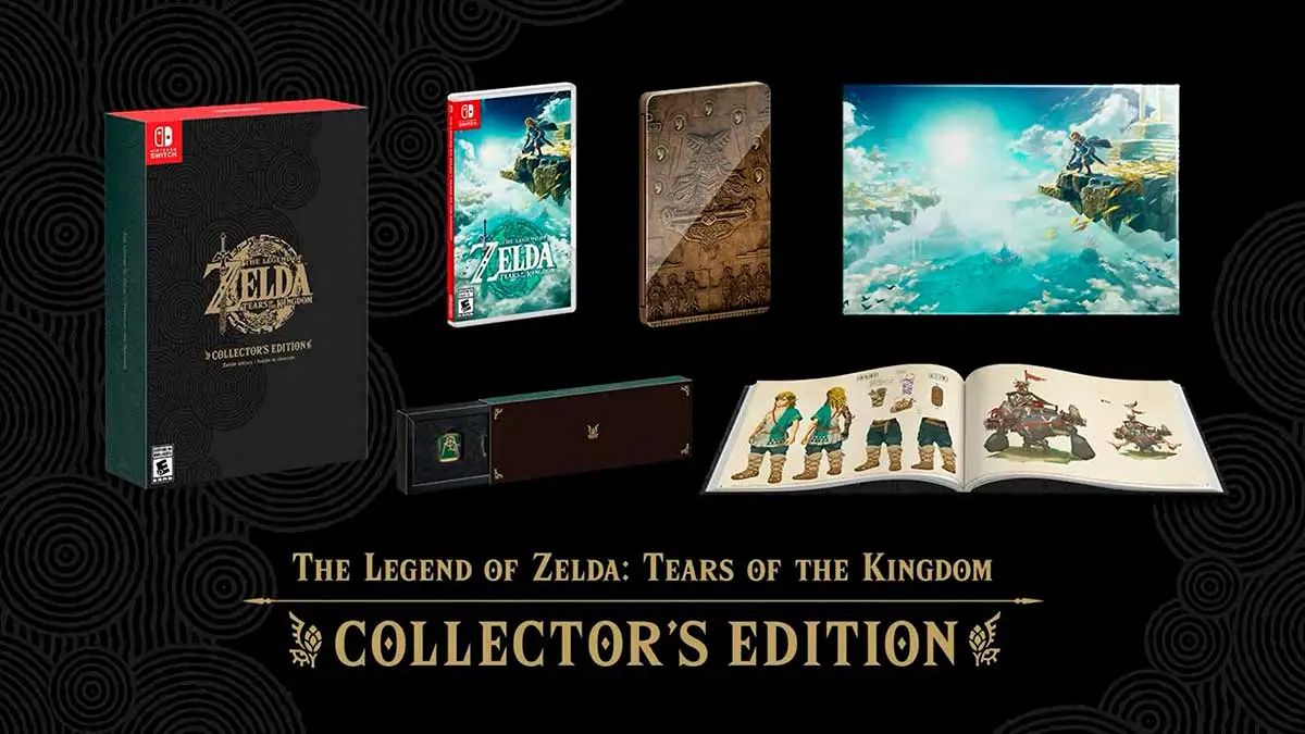 Zelda :Tears of The Kingdom - Collector's Edition Novo Lacrado