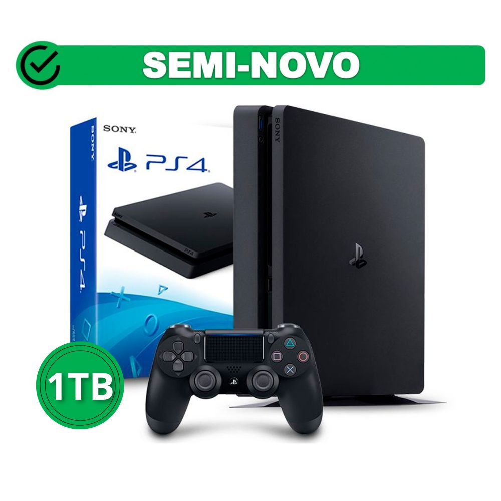 Sony Playstation 4 Slim 1TB - PS4 Slim 1TB (USADO) - www.maicongames.com.br