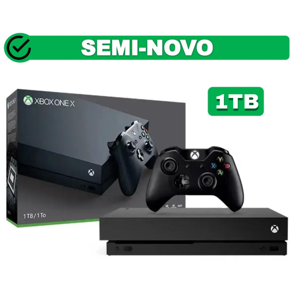 Console Xbox One X 1TB (SEMI-NOVO)