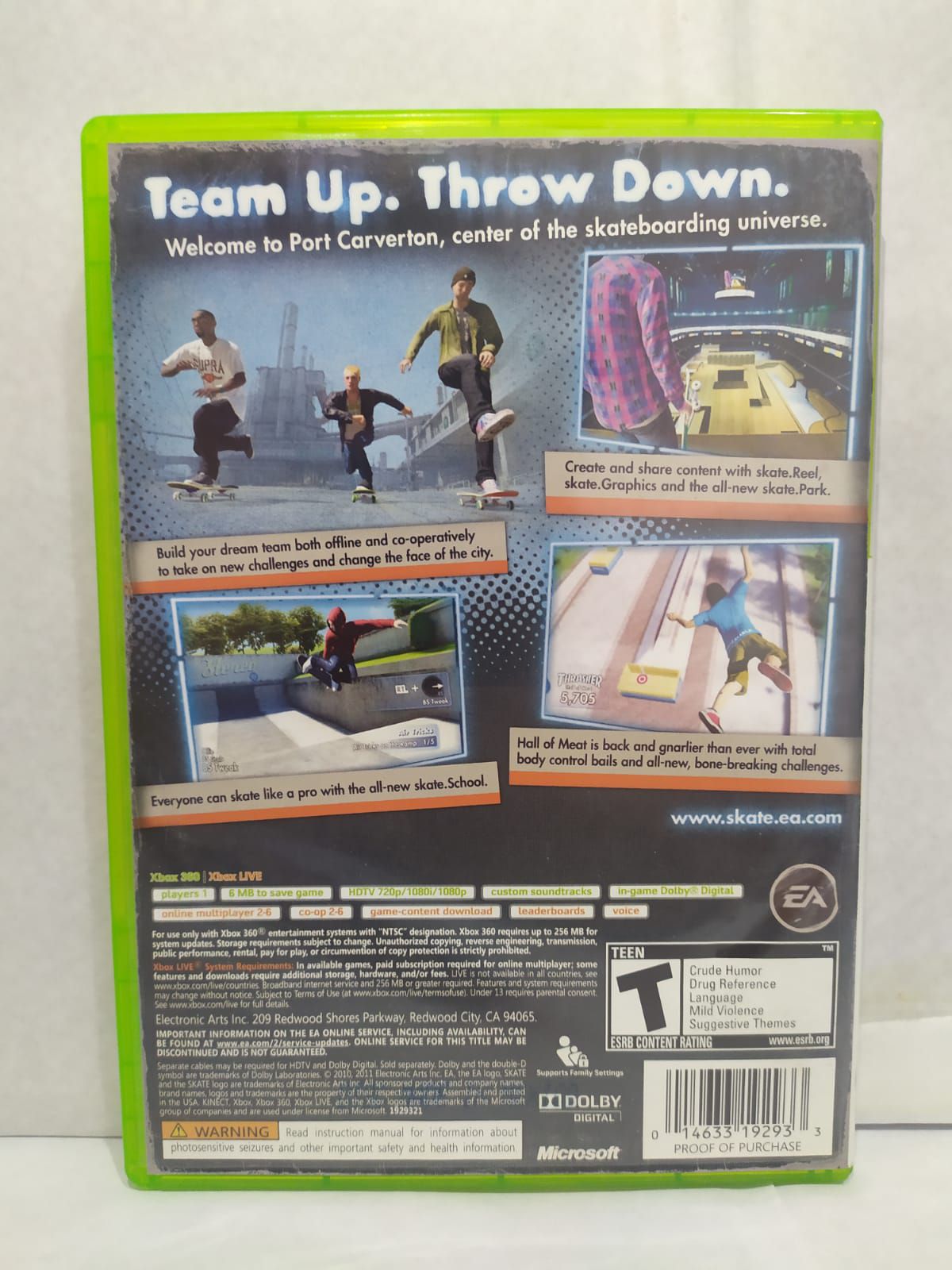 Nuovo Skate 3 Xbox One + Xbox 360 Versione Più Recente Con - Foto 7