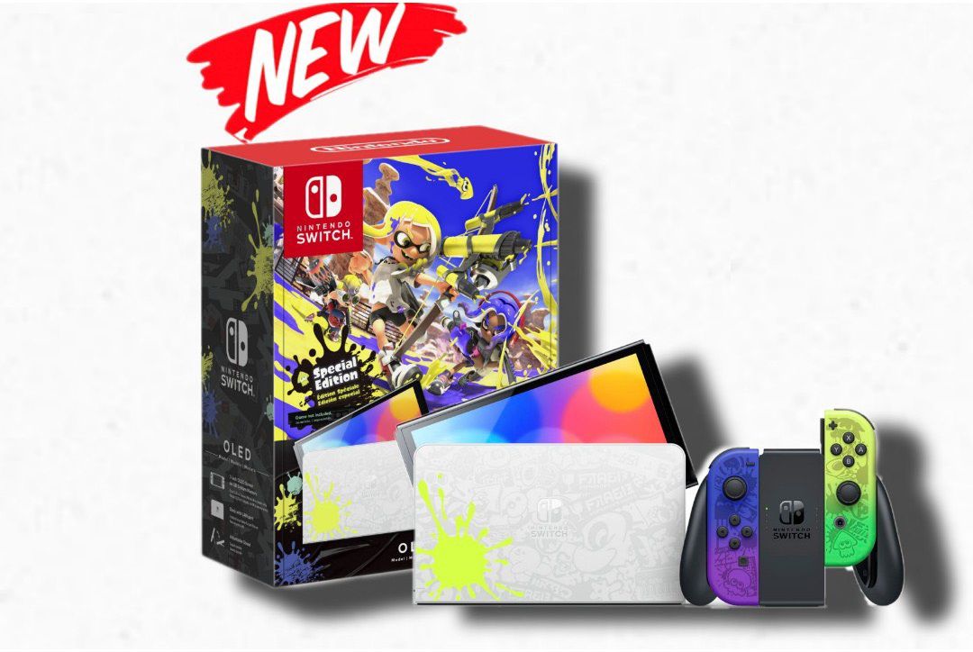 Nintendo Switch Lite + Splatoon3【新品未使用】 Nintendo Switch Lite Skin - Splatoon 3 Special - Pop Arte Skins
